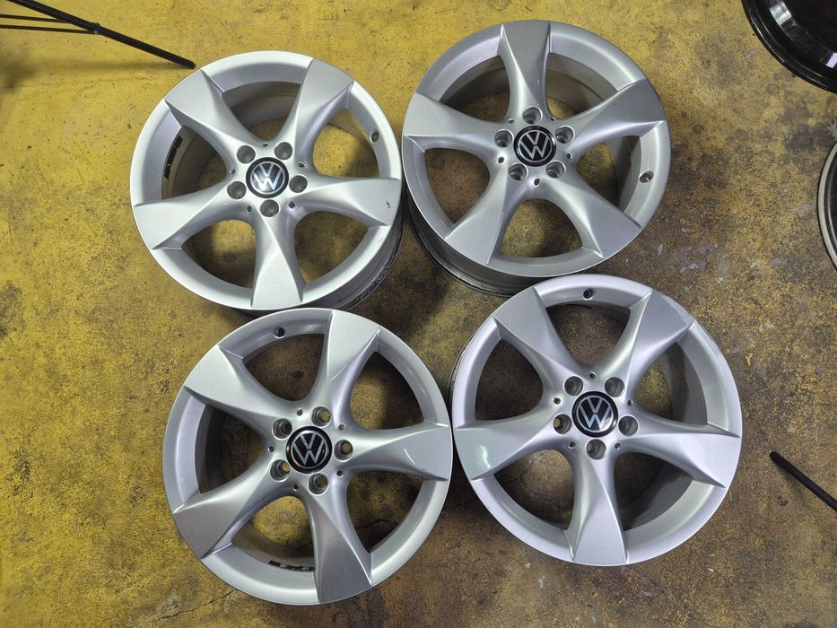 4 Jante Aliaj 5x112 17'' OE VW Golf Passat Touran Sharan Caddy Tiguan