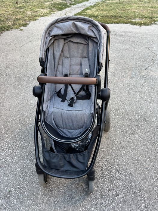 Maxi-Cosi Zelia S 3в1 + ISOFIX база – сива
