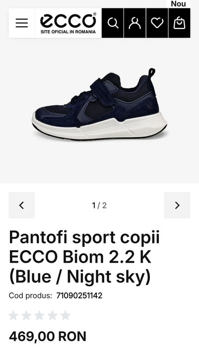 Adidasi copii Ecco Biom 2.2 K