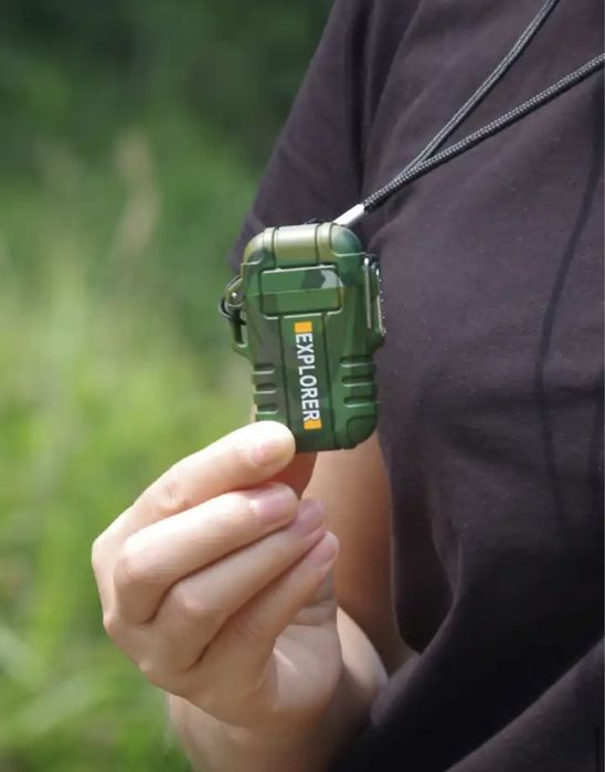 запалка ветроустойчива Explorer водоустойчива без пламък импулсна