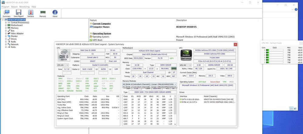 Настолен компютър PC Core i5-10600 RTX 2060