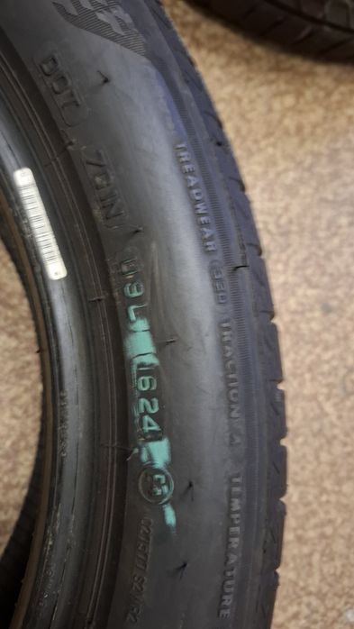 Единична лятна гума  Bridgestone 225 50 18 runflat