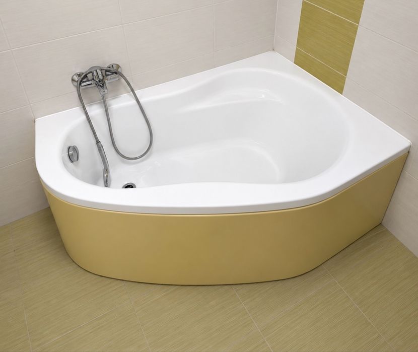 Cadă de colț 150 cm cu baterie inclusă – stare foarte bună