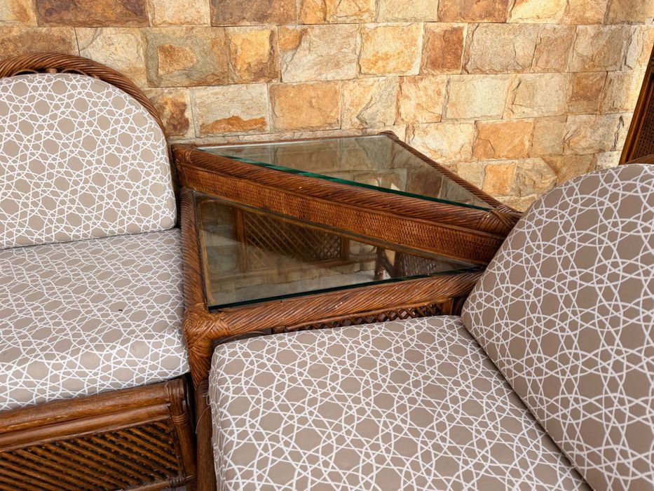 Естествен ратанов комплект