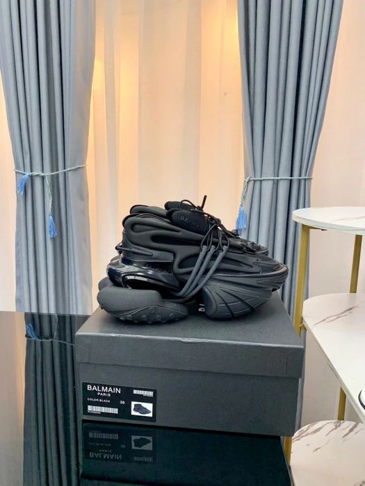 Balmain Unicorn Sneaker "Triple Black"