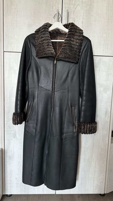 Дубленка теплая зимняя