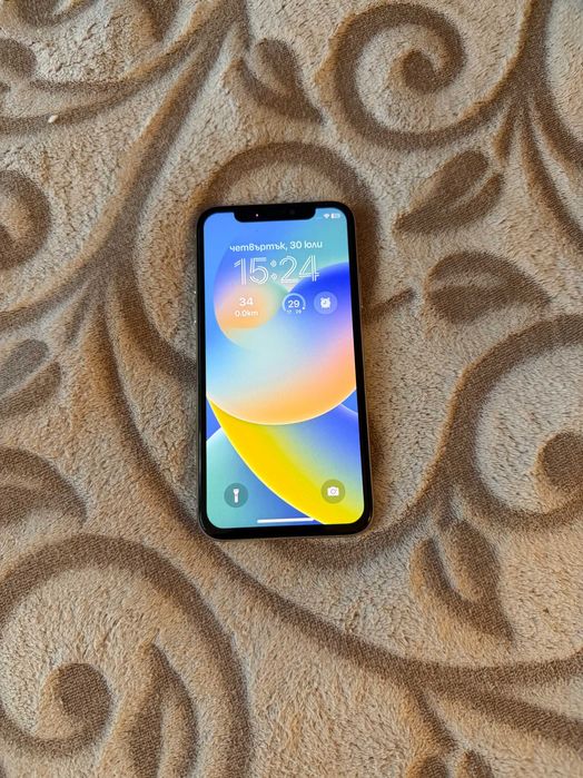 Apple iPhone X 64GB Silver – работещ, за смяна на батерия
