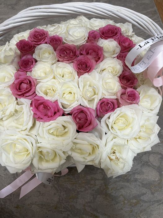 Розы 55 шт, свежие