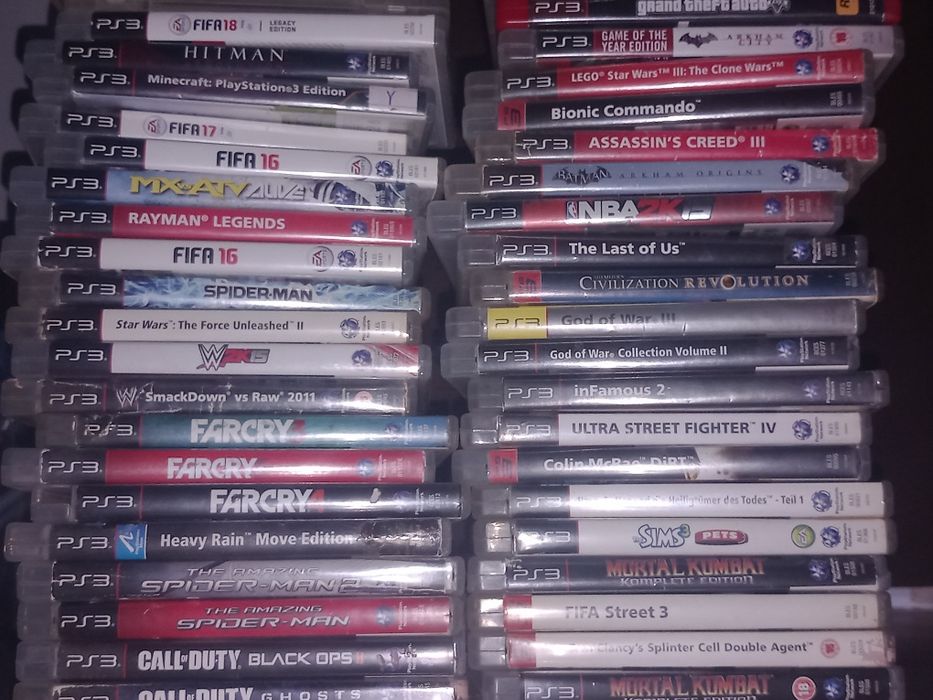 PS 3 modat cu hen + 55 jocuri
