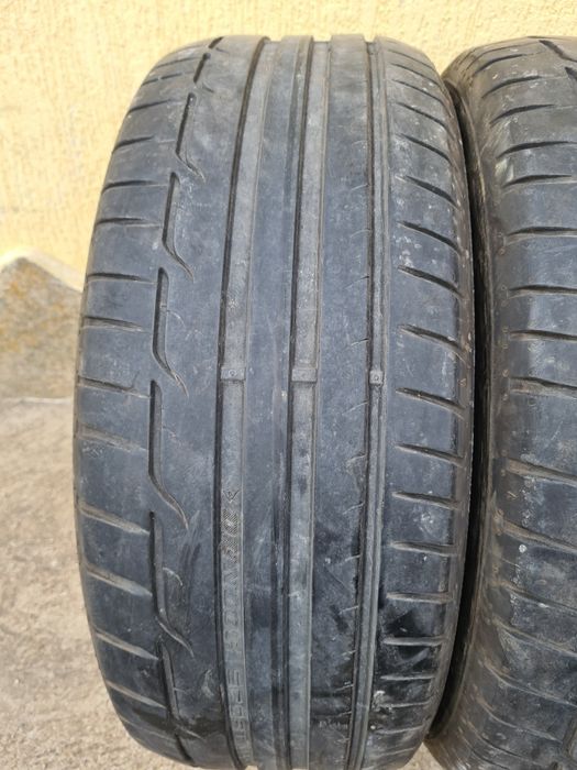 4 бр. летни гуми 225/55/17 Dunlop DOT 0315 2x5,5 mm 2x4 mm