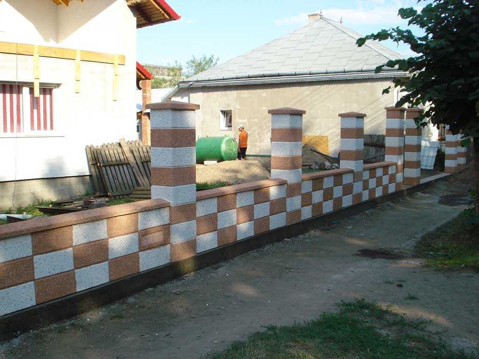 Garduri din BCA, beton
