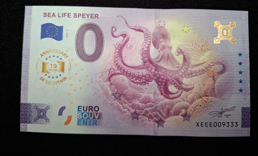 Сувенирна банкнота 0 €