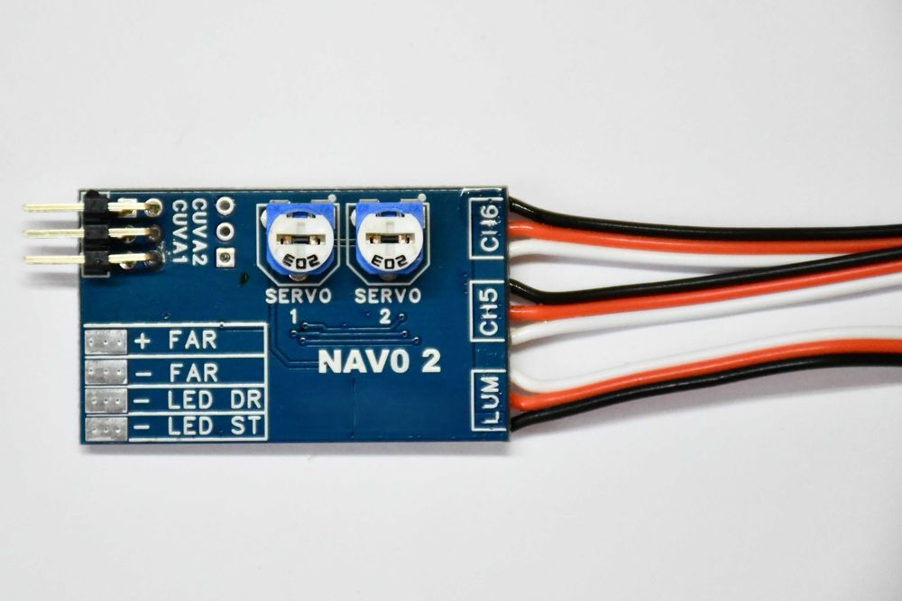 Modul NAVO 2 pentru Navomodele cu 2 Cuve - Control Lumină și Basculare Independentă