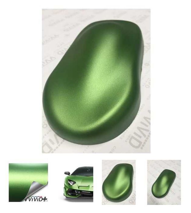 VVIVID фолио за автомобил Matte Metallic Green (Ghost)
