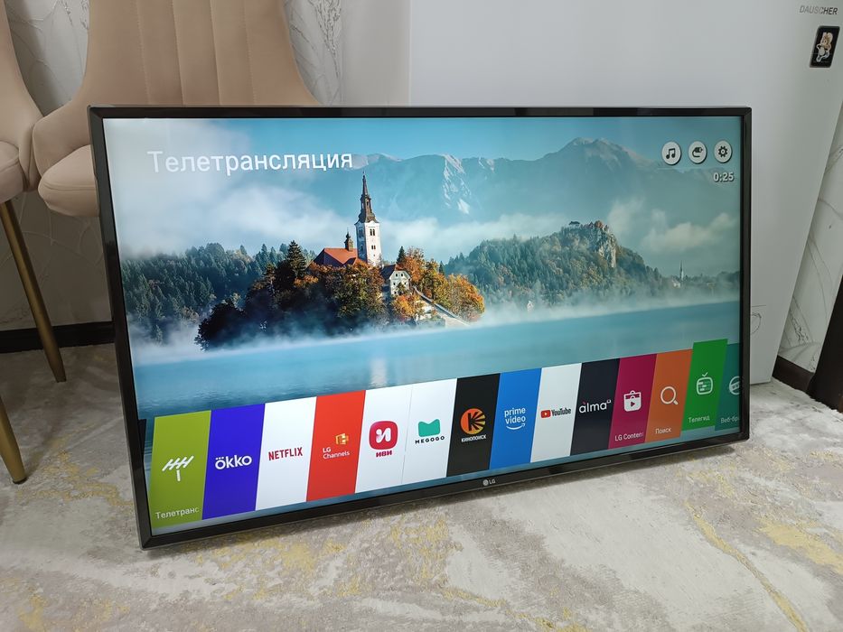ТЕЛЕВИЗОР LG 43" 4K Смарт оригинал.