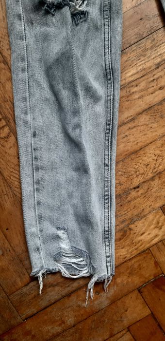 Сиви дънки размер М