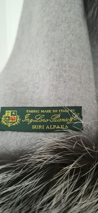 Palton alpaca cu blana vulpe.9