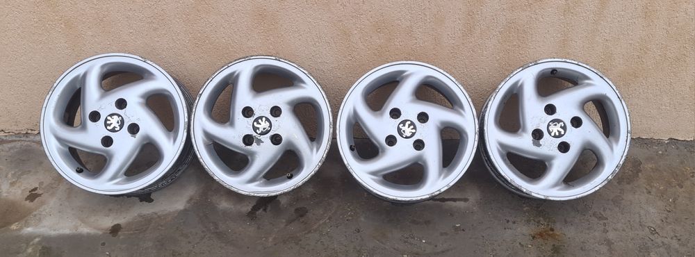 Jante aliaj R14,originale Peugeot 206