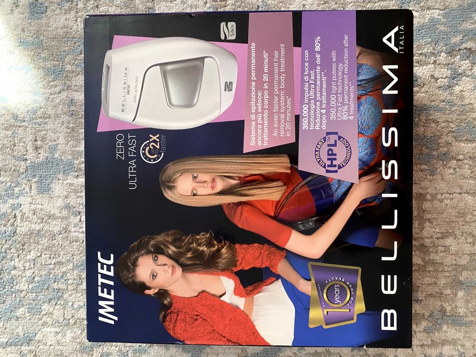 Epilator NOU ILP/HPL Silk'n Bellissima Imetek 350 000 impulsuri Ultrafast