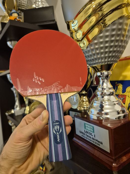 Paletă profesională tenis de masa Loki Reactor+2 mingi Cadou | Ping Po