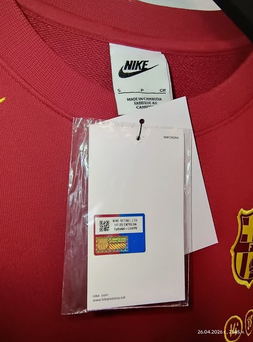 Блуза Nike FC Barcelona  Club- S
