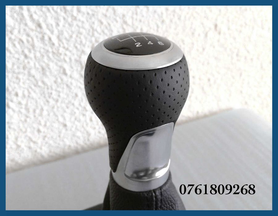 Manson + nuca schimbator piele S Line Audi A4 B8 A5 A6 Q5 cu 6 trepte