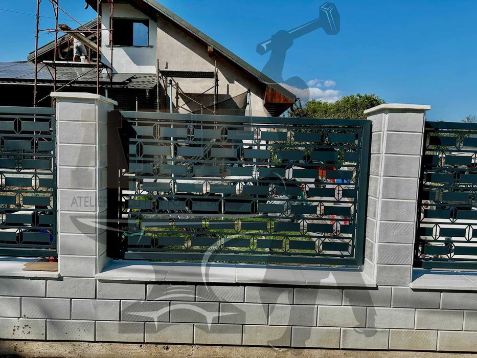 Porti si garduri, Calitate superioara, vopsire electrostatica