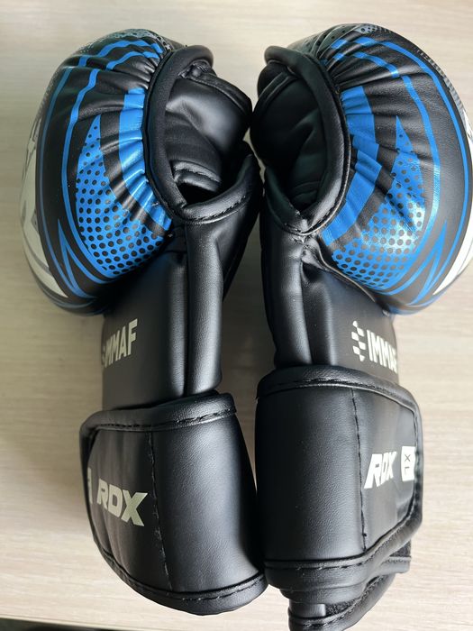 Синие перчатки RDX для MMA