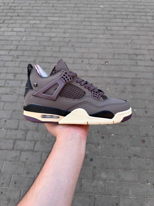 Air Jordan 4 Белый черный