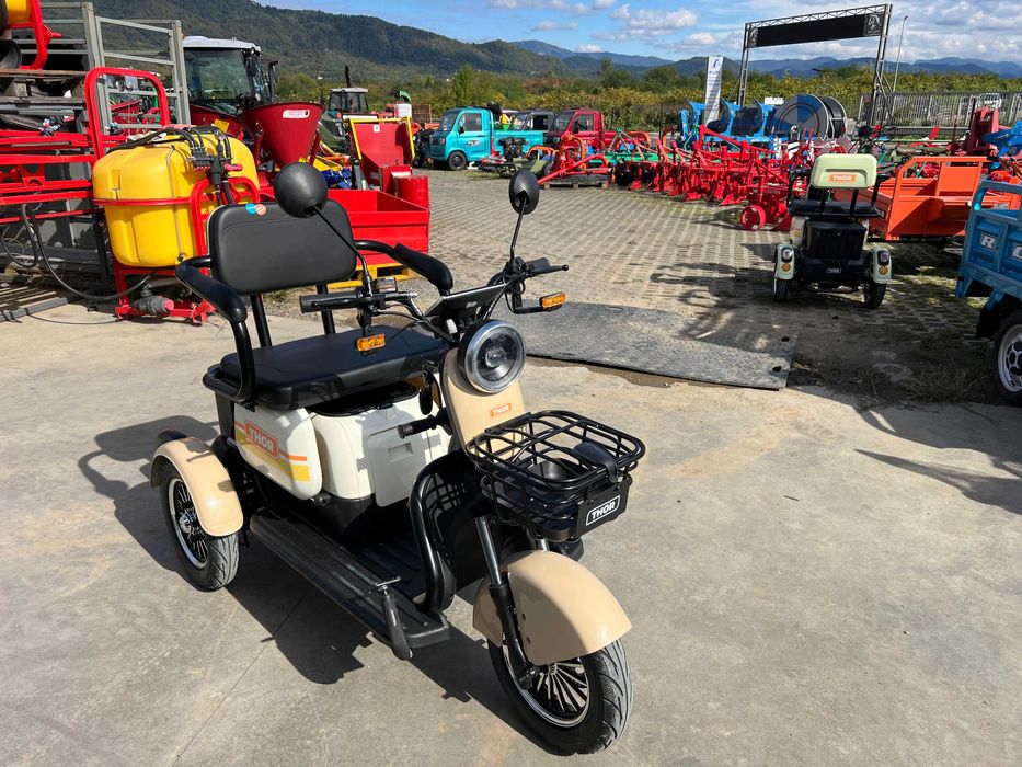 Triciclu Tuk-tuk Thor SXL PRO omologabil nou Agramix