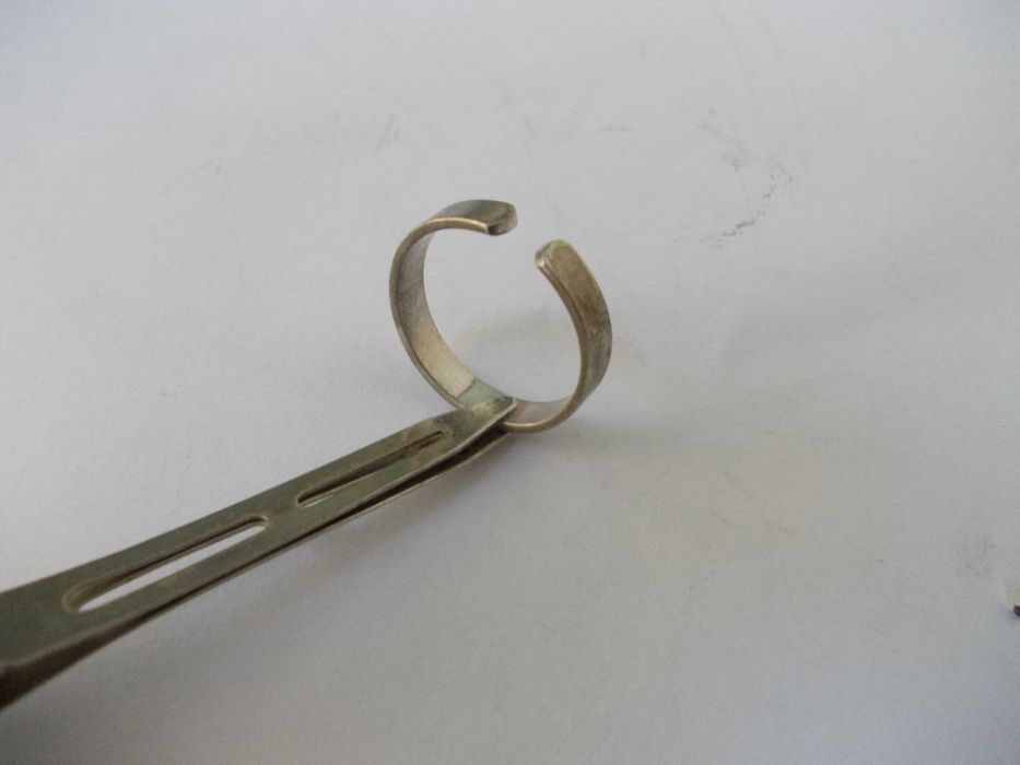 Inel vechi din argint 18