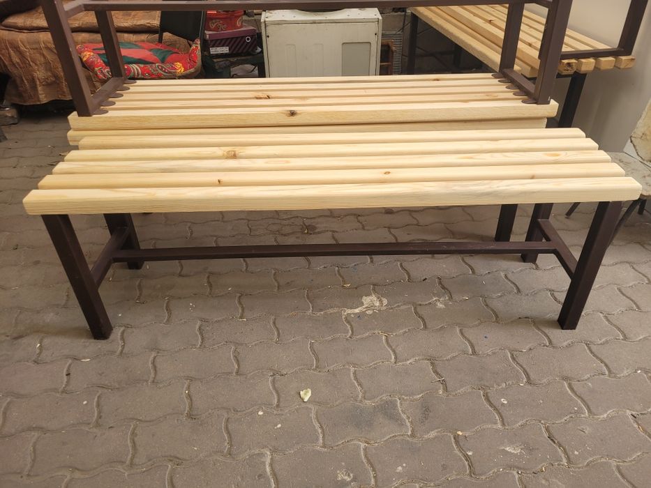 Скамья парковая без спинки