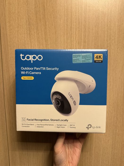 Външна камера 4К Tapo C560WS НОВА tp-link