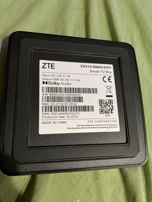 Yettel smart tv box zte zxv10