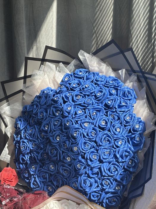 101 изкуствени рози ръчна изработка