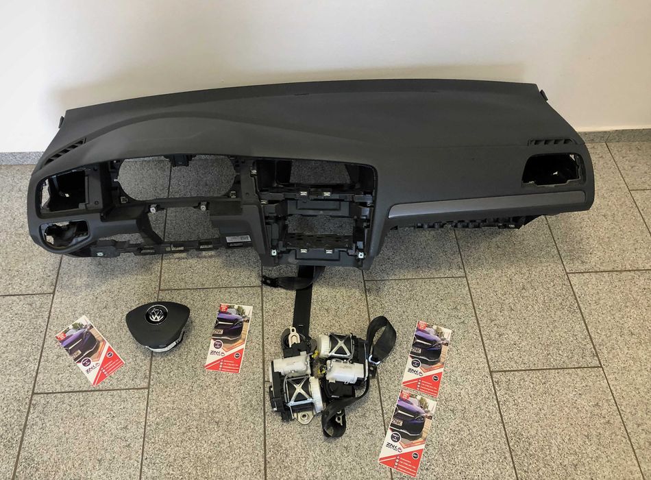 Volkswagen Golf 7 VII kit airbag volan pasager plansa de bord centuri
