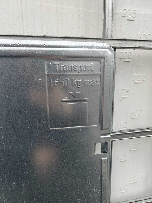 ПРОМОЦИЯ 1000л/1т/1м3/IBC бидон/контейнер/резервоар  решеткаЧИСТО НОВИ-160€