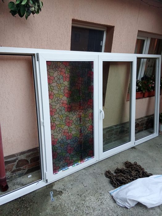 Geam termopan profil PVC ieftin