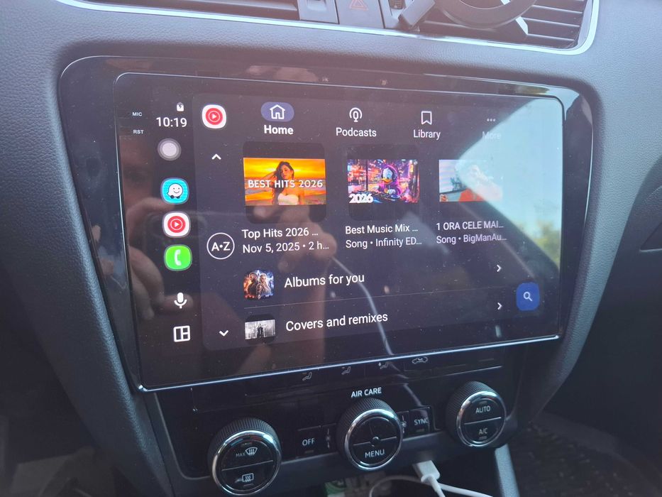 Navigatie 10.1 inch + rama adaptoare Skoda Octavia 3