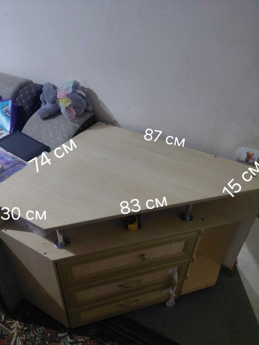 Тумба угловая б/у