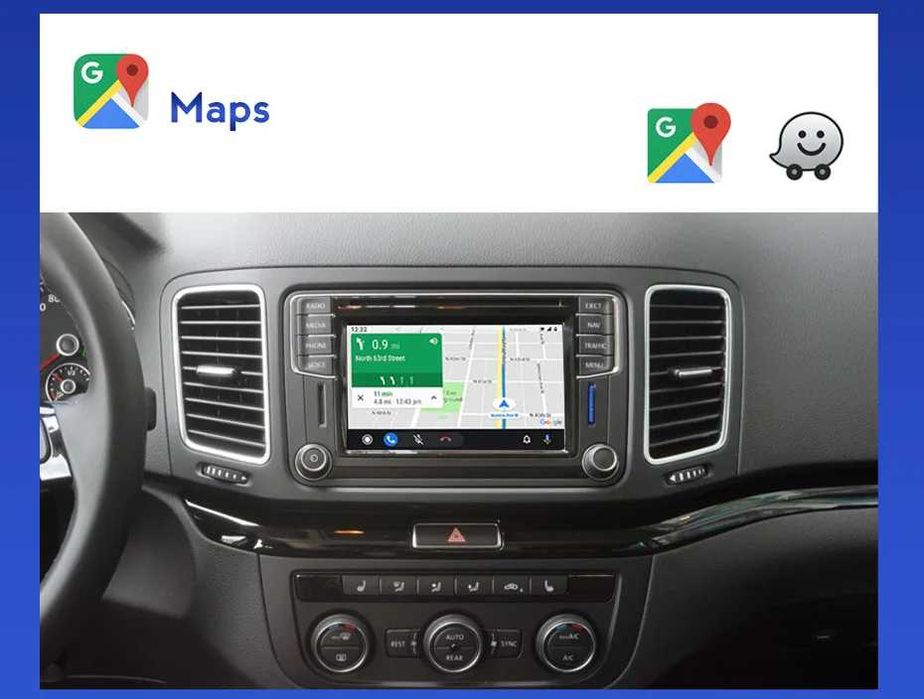 Interfata Carplay Android Auto VW Golf 7 Passat B8 Tiguan Polo Jetta