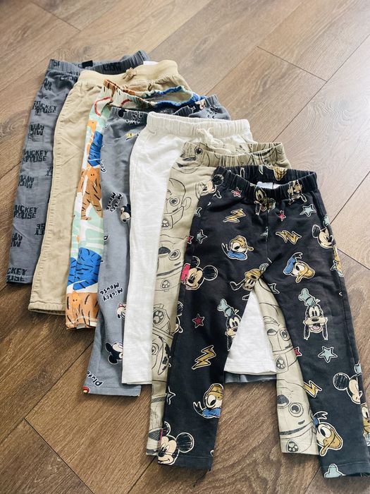 Set 7 perechi pantaloni 98-110cm Zara si Hm
