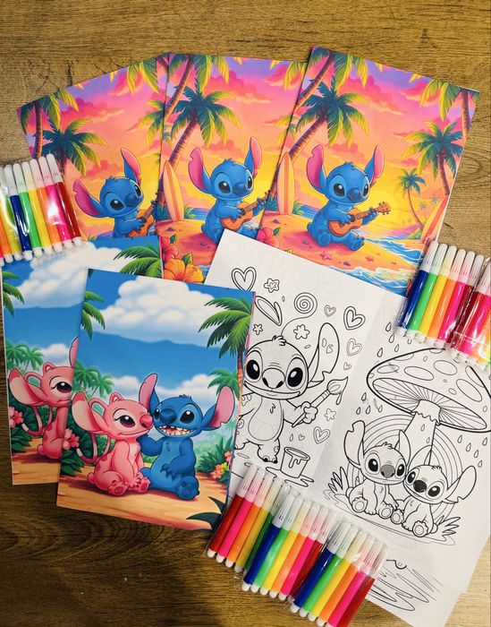 Персонализирани книжки за оцветяване на тема Стич  / Stitch