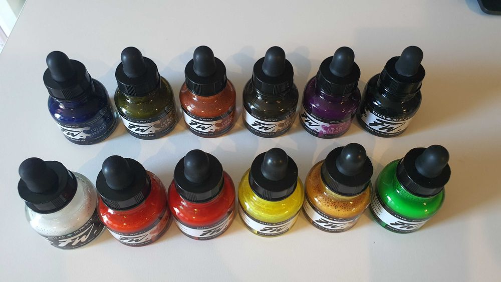 Комплект акрилни тушове Daler Rowney FW