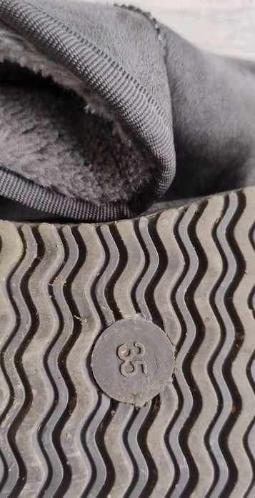 Cizme tip UGG gri