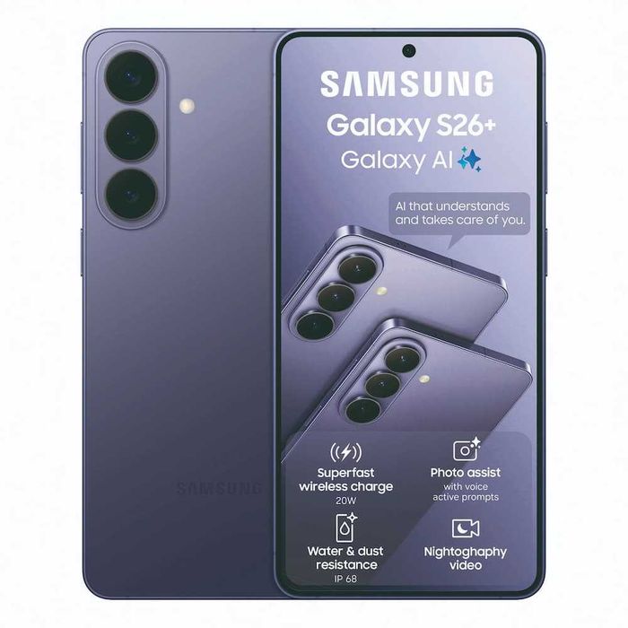 НОВ! Samsung S26 Plus S947 5G 256GB Black / White / Blue / Violet