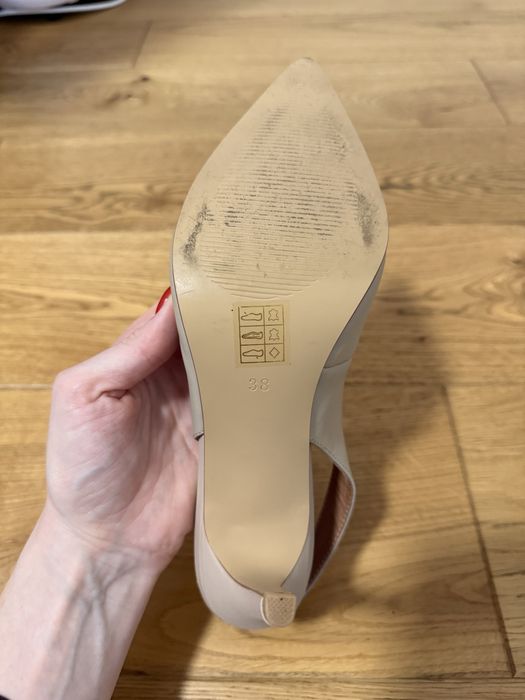 Pantofi bej, piele, Zee Lane, 38