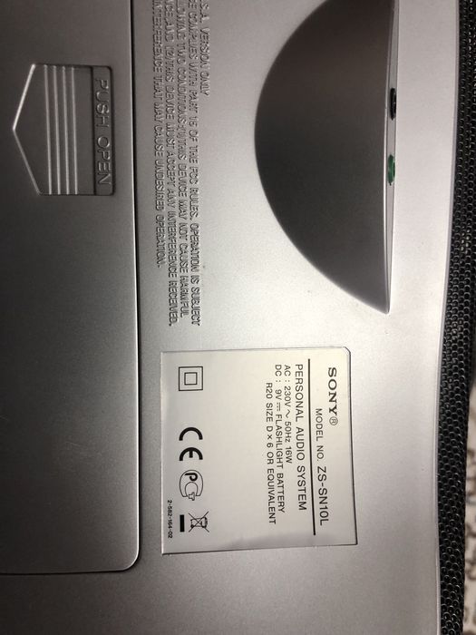 CD магнитола Sony ZS-SN10L