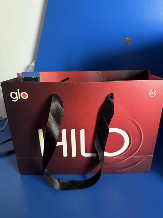 PACHET GLO HILO - aparat (albastru) + 3 pachete + vuse pro one + velo