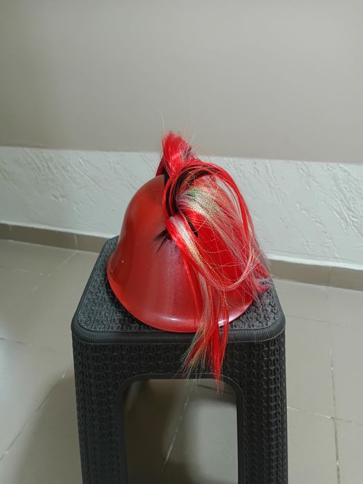 Casca moto custom,Billy puppet,aerografiat,chopper,retro,braincap